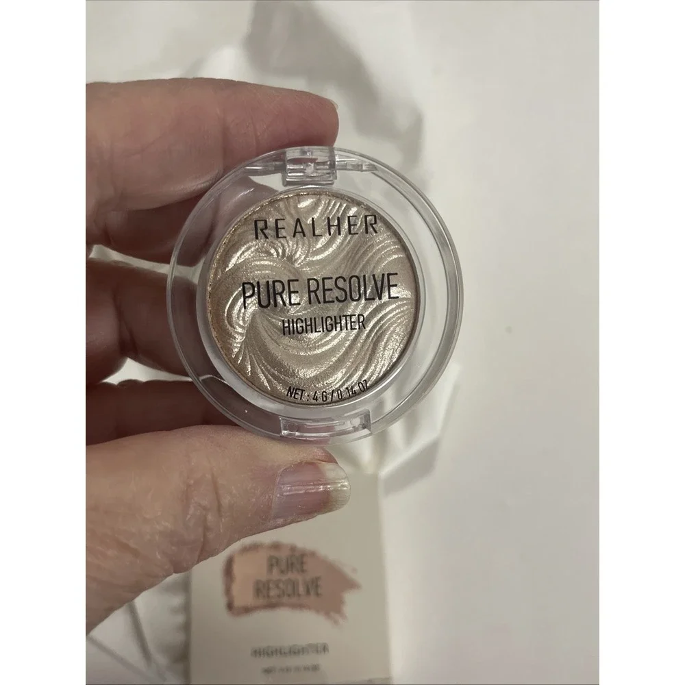 Lot Of 2 New Sealed RealHer Pure Resolve Highlighter 4g / 0.14 oz TF‎ CCF PF GF